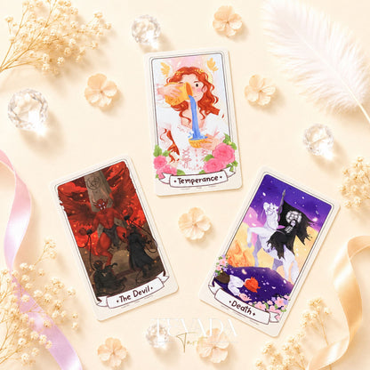 LaLunar Fortune Tarot Deck pastel Thai artist cards for gentle love readings