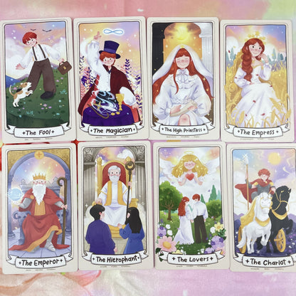 LaLunar Fortune Tarot Deck pastel Thai artist cards for gentle love readings
