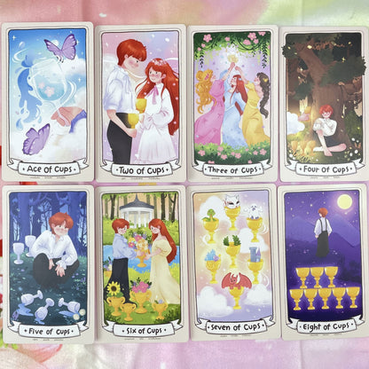 LaLunar Fortune Tarot Deck pastel Thai artist cards for gentle love readings