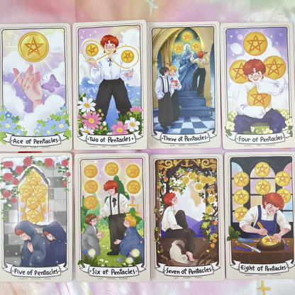 LaLunar Fortune Tarot Deck pastel Thai artist cards for gentle love readings