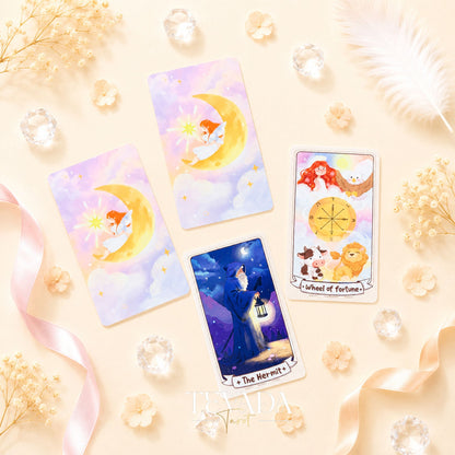 LaLunar Fortune Tarot Deck pastel Thai artist cards for gentle love readings