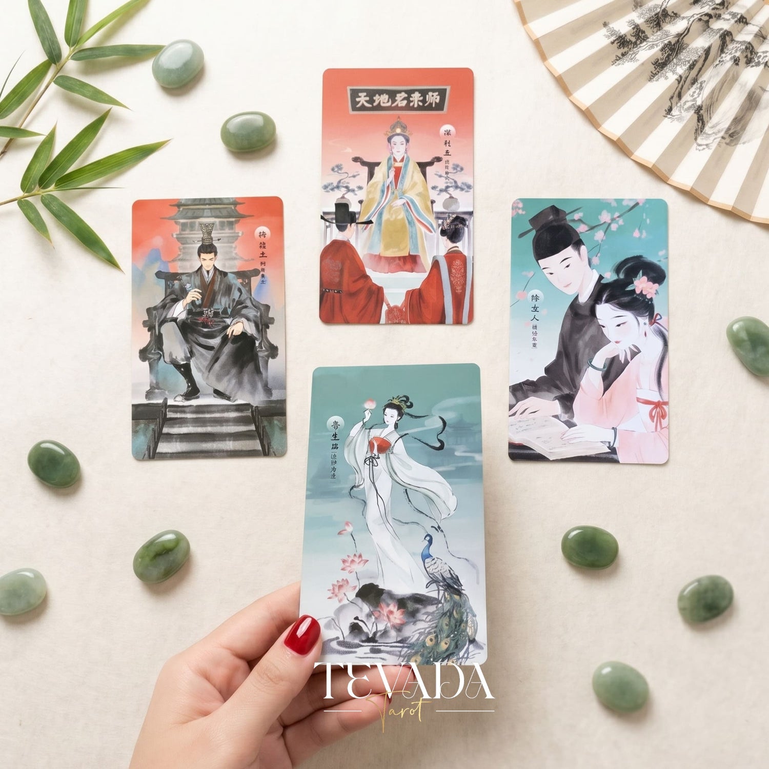 Life Is But A Dream Tarot traditional Chinese ink art tarot deck for emotional reflection and daily reading
