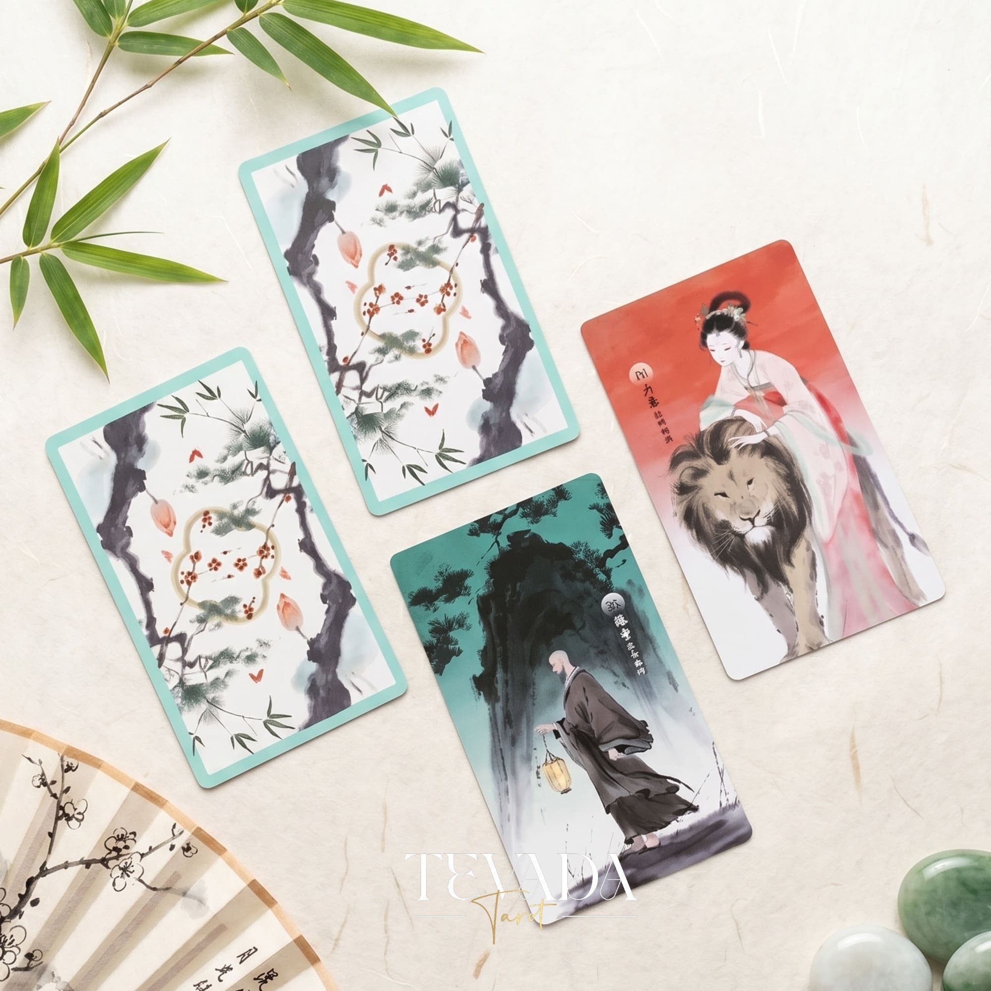 Life Is But A Dream Tarot traditional Chinese ink art tarot deck for emotional reflection and daily reading