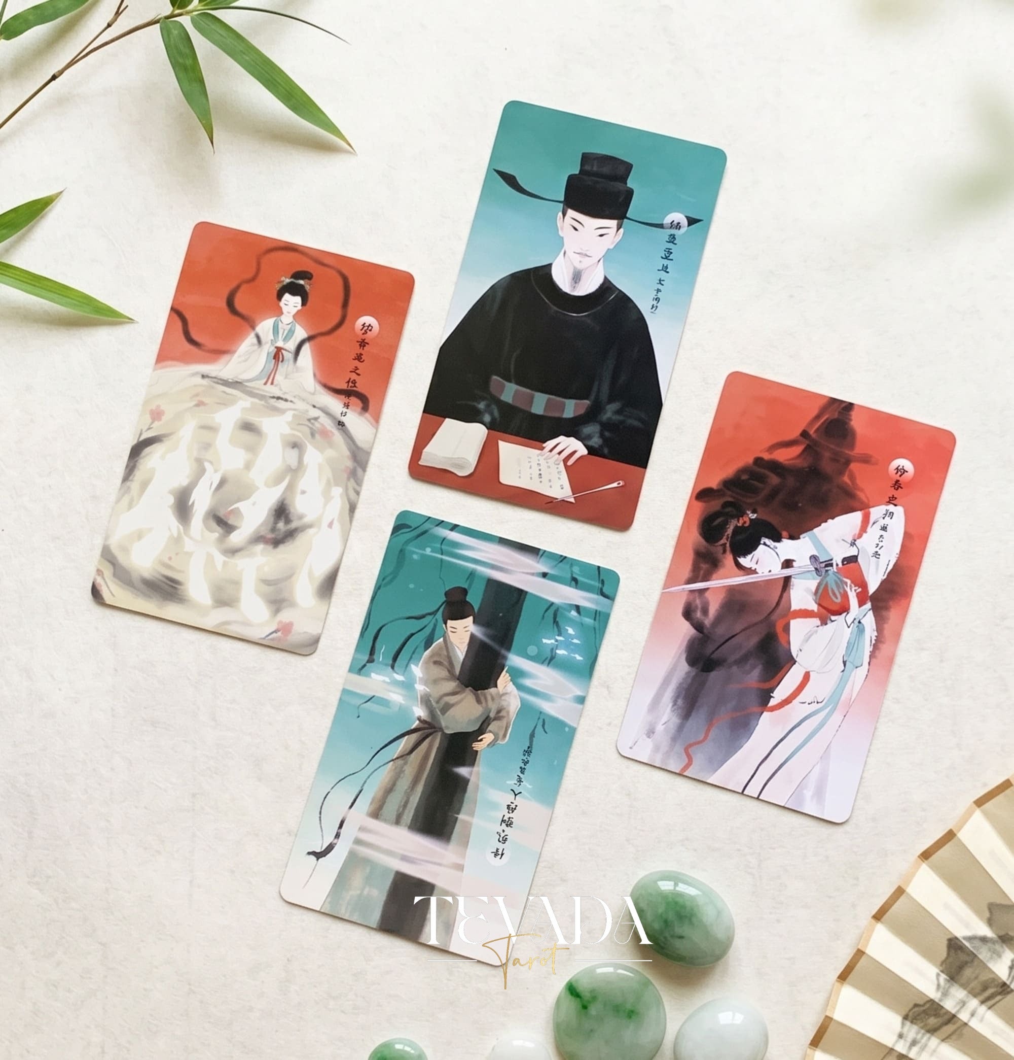 Life Is But A Dream Tarot traditional Chinese ink art tarot deck for emotional reflection and daily reading