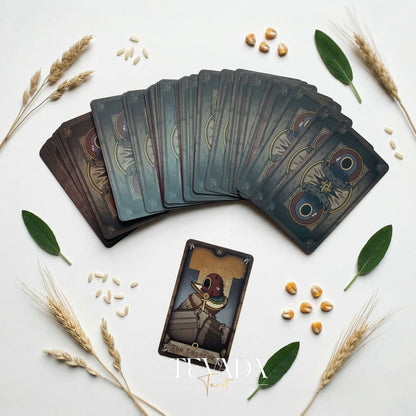 Little Pigeon Tarot whimsical animal Indie Tarot Deck for shadow work and quiet self-reflection.