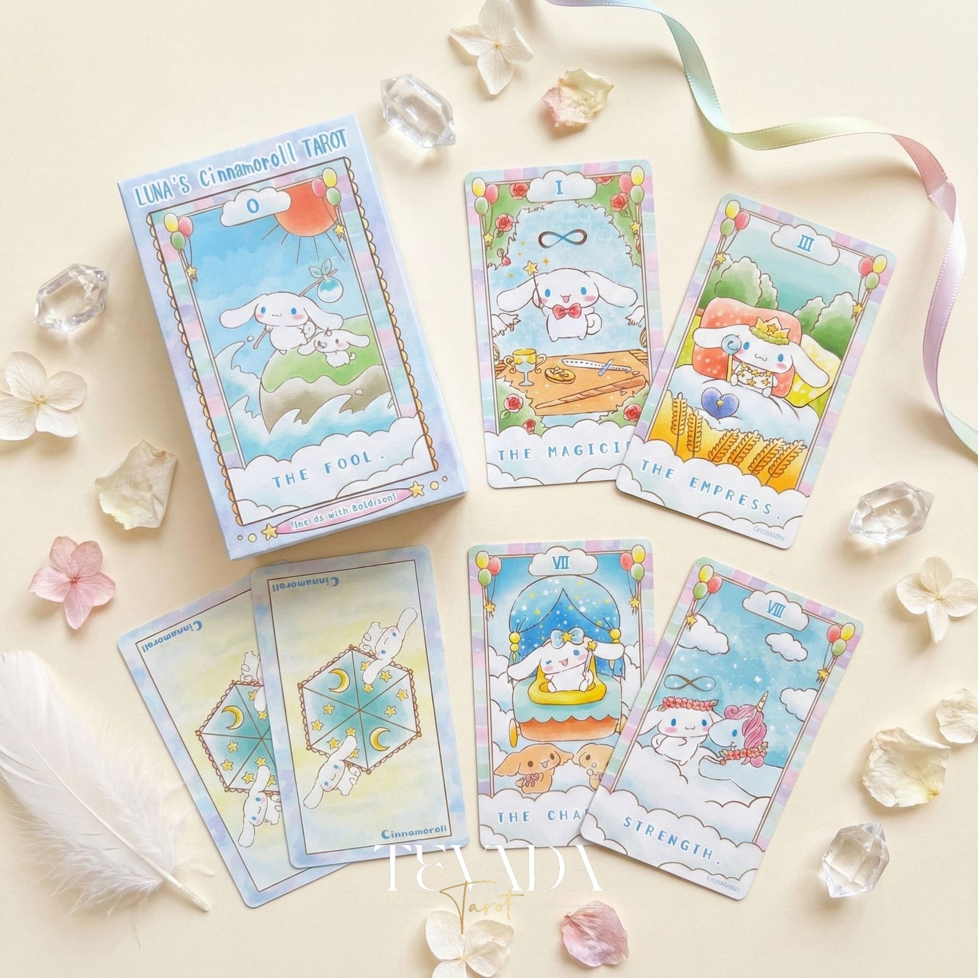 Luna's Cinnamoroll Tarot Deck | TEVADA Tarot