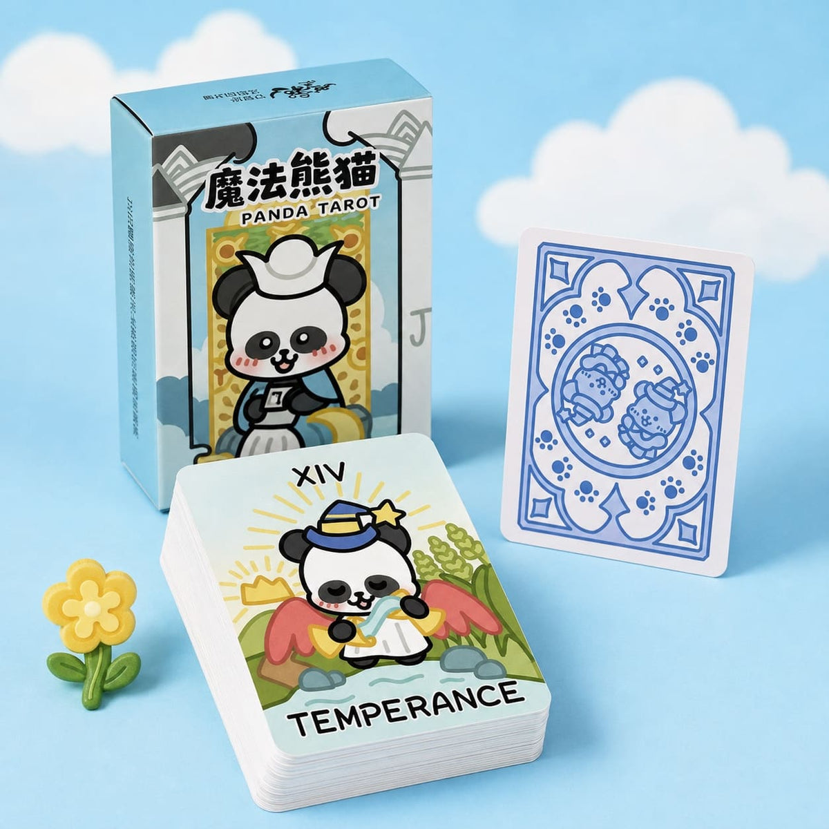 Magic Panda Tarot whimsical pocket-size card set for inner child healing and gentle daily reflection