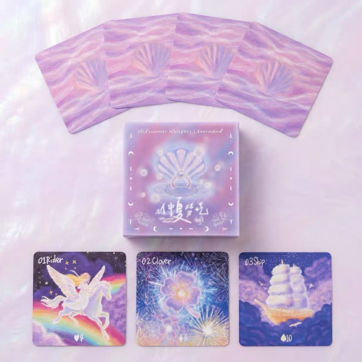 Mid-summer Whispers Lenormand Deck Special and Classic Edition oracle cards for gentle daily readings