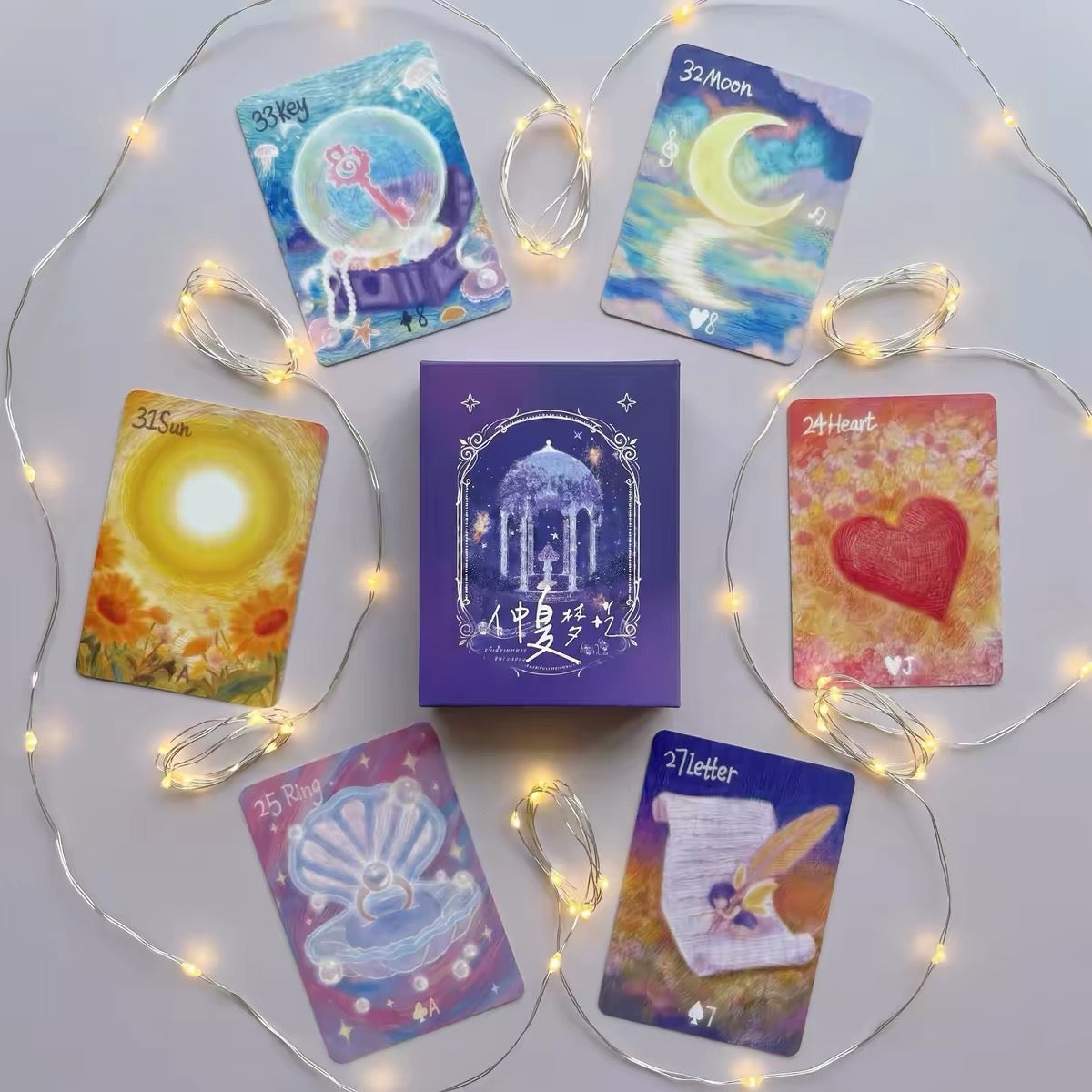 Mid-summer Whispers Lenormand Deck Special and Classic Edition oracle cards for gentle daily readings