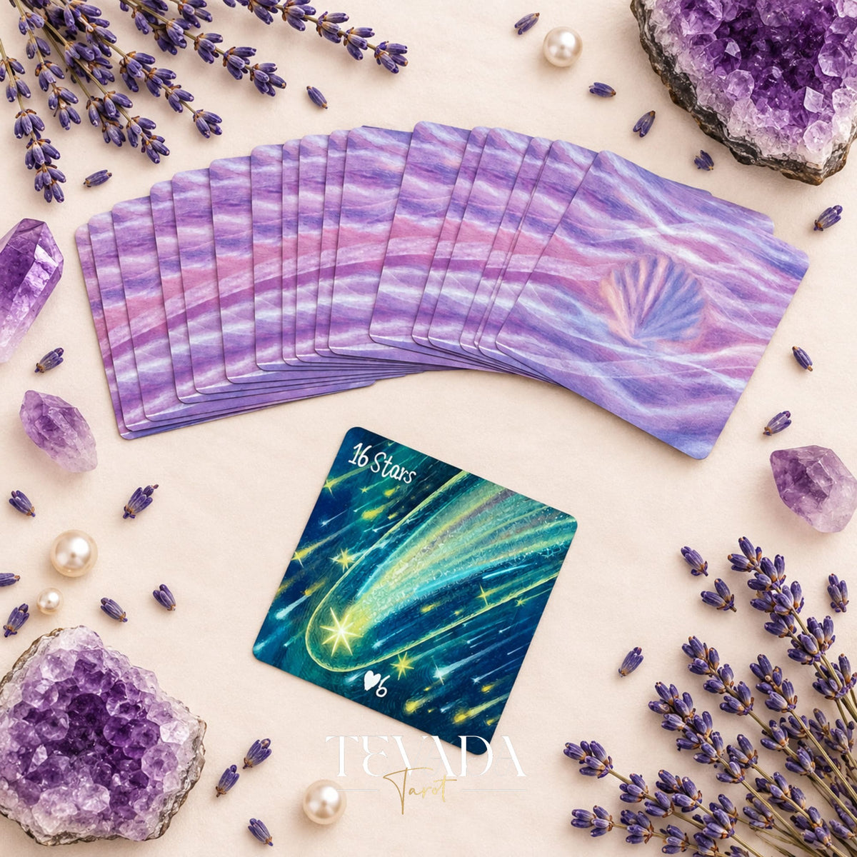 Mid-summer Whispers Lenormand Special Edition pink square box oracle cards for gentle daily readings