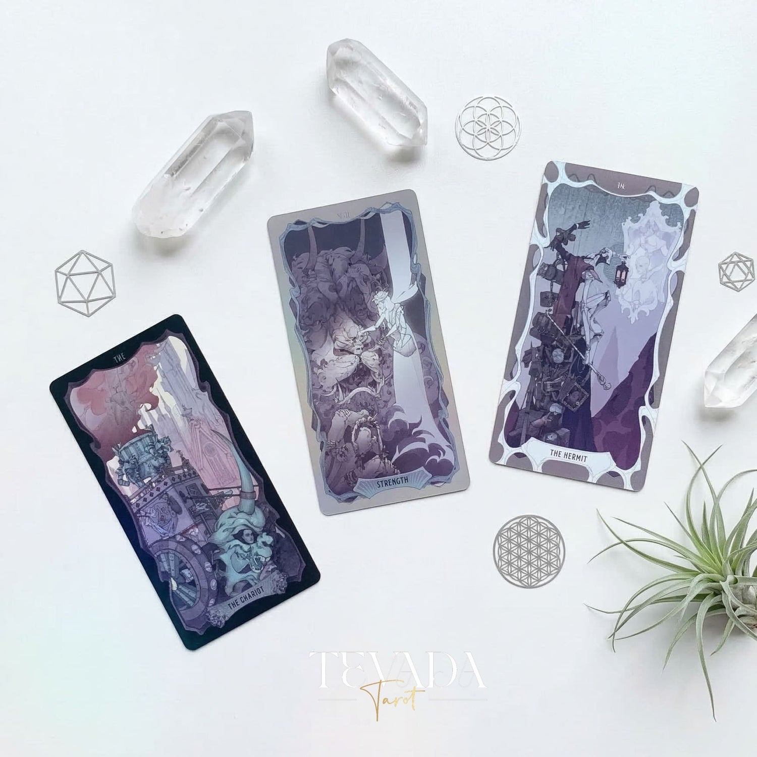 Null Marionette Tarot Deck DELUXE dark fantasy Indie Tarot cards for deep shadow work and healing.