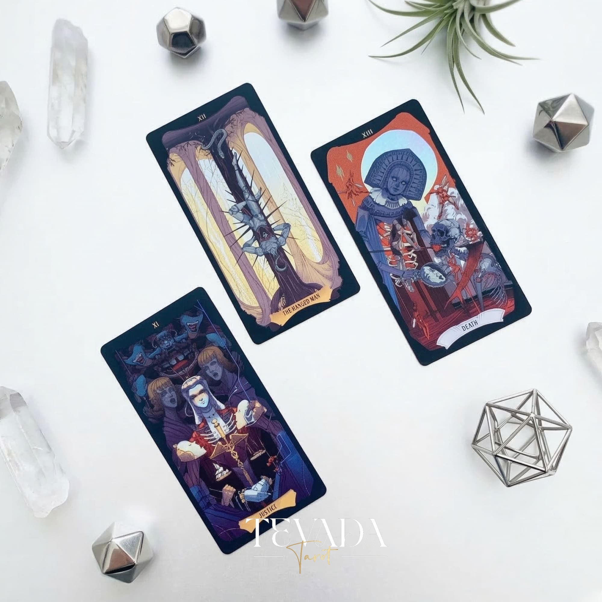 Null Marionette Tarot Deck DELUXE dark fantasy Indie Tarot cards for deep shadow work and healing.