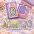 Pastel Pixel Tarot cross-stitch style tarot deck for gentle reflection and inner child care
