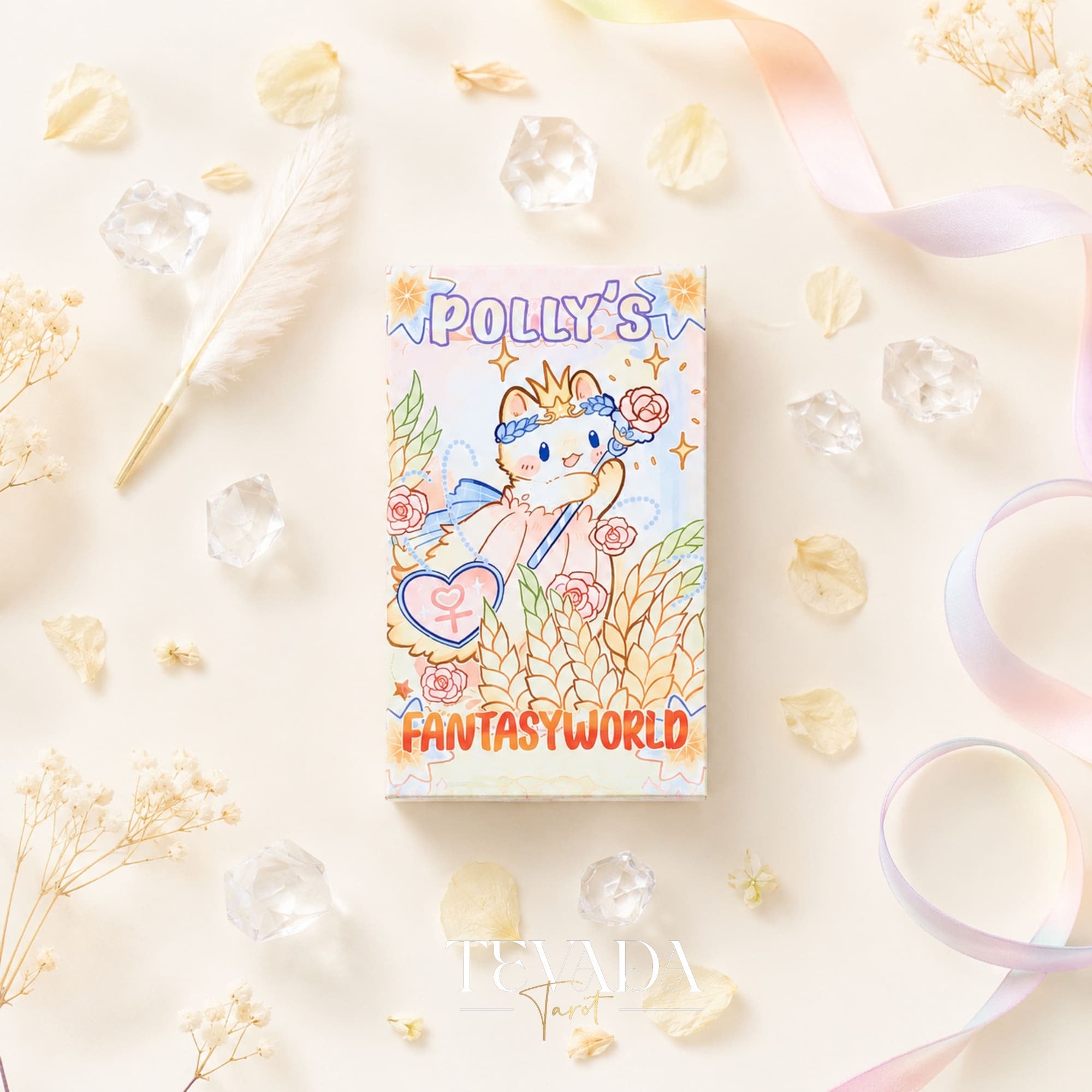Jeu de tarot illustré fantaisiste Polly&