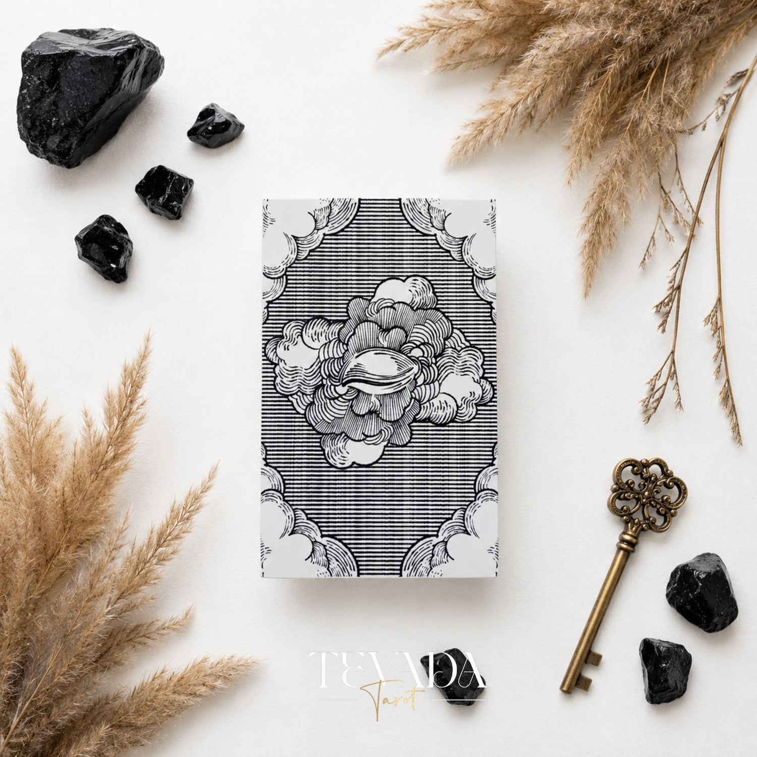 Quill and Ink Tarot vintage bird illustration deck for gentle Rider Waite-inspired readings.