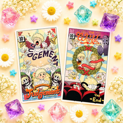 Rubber Hose Tarot Collector’s Edition retro animated Indie Tarot Deck for inner child readings