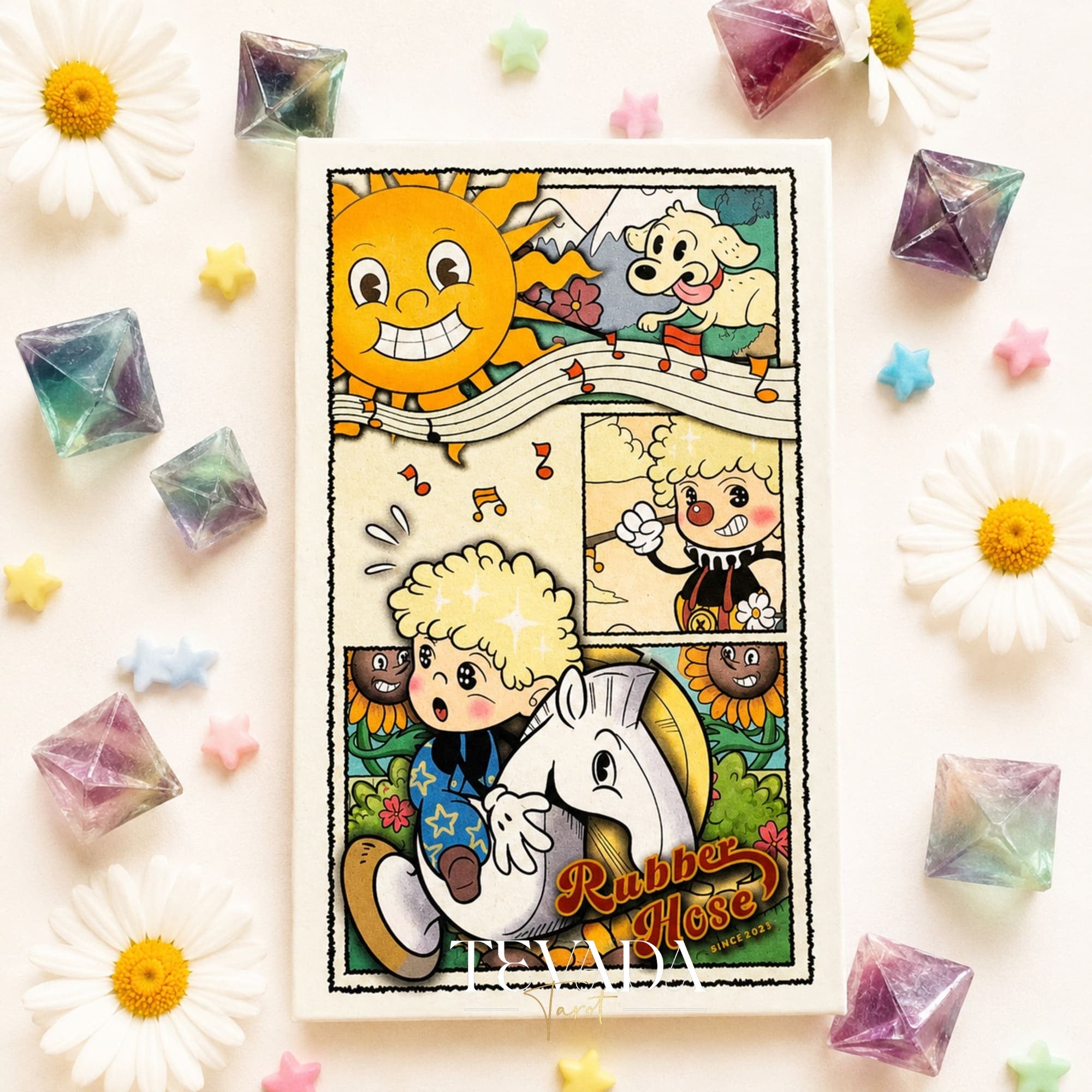 Rubber Hose Tarot Collector’s Edition retro animated Indie Tarot Deck for inner child readings