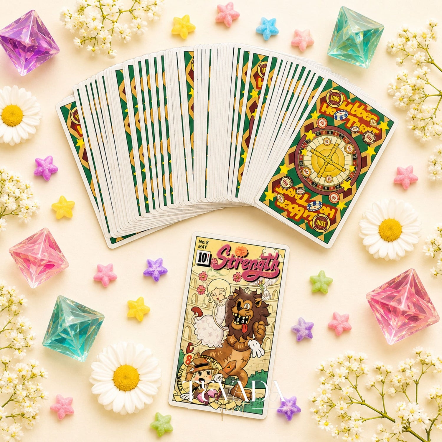 Rubber Hose Tarot Collector’s Edition retro animated Indie Tarot Deck for inner child readings