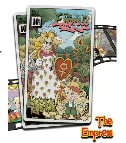 Rubber Hose Tarot Collector’s Edition retro animated Indie Tarot Deck for inner child readings