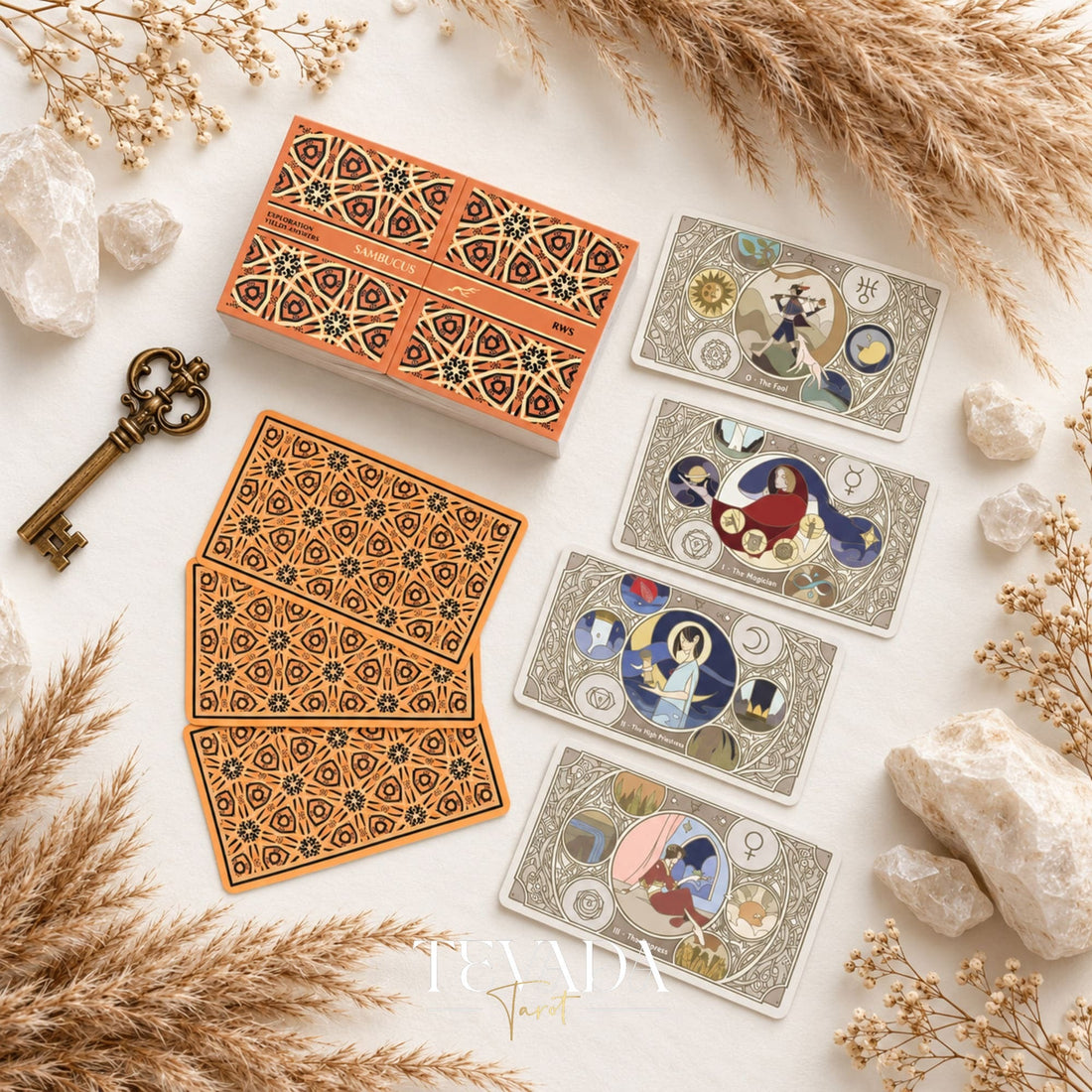 Sambucus Tarot II RWS Edition minimalist Indie Tarot Deck for reflective daily readings