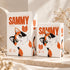 Sammy Calico Cat Tarot Pro (EN) whimsical calico cat tarot cards with orange red foil edges for daily reflection