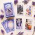 Silent Desolate Tarot DELUXE mysterious ethereal anime indie tarot deck with holographic silver edges for shadow work.