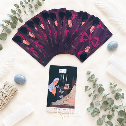 Silent Nun Oracle Cards dark religious oracle deck for shadow work and quiet self-reflection