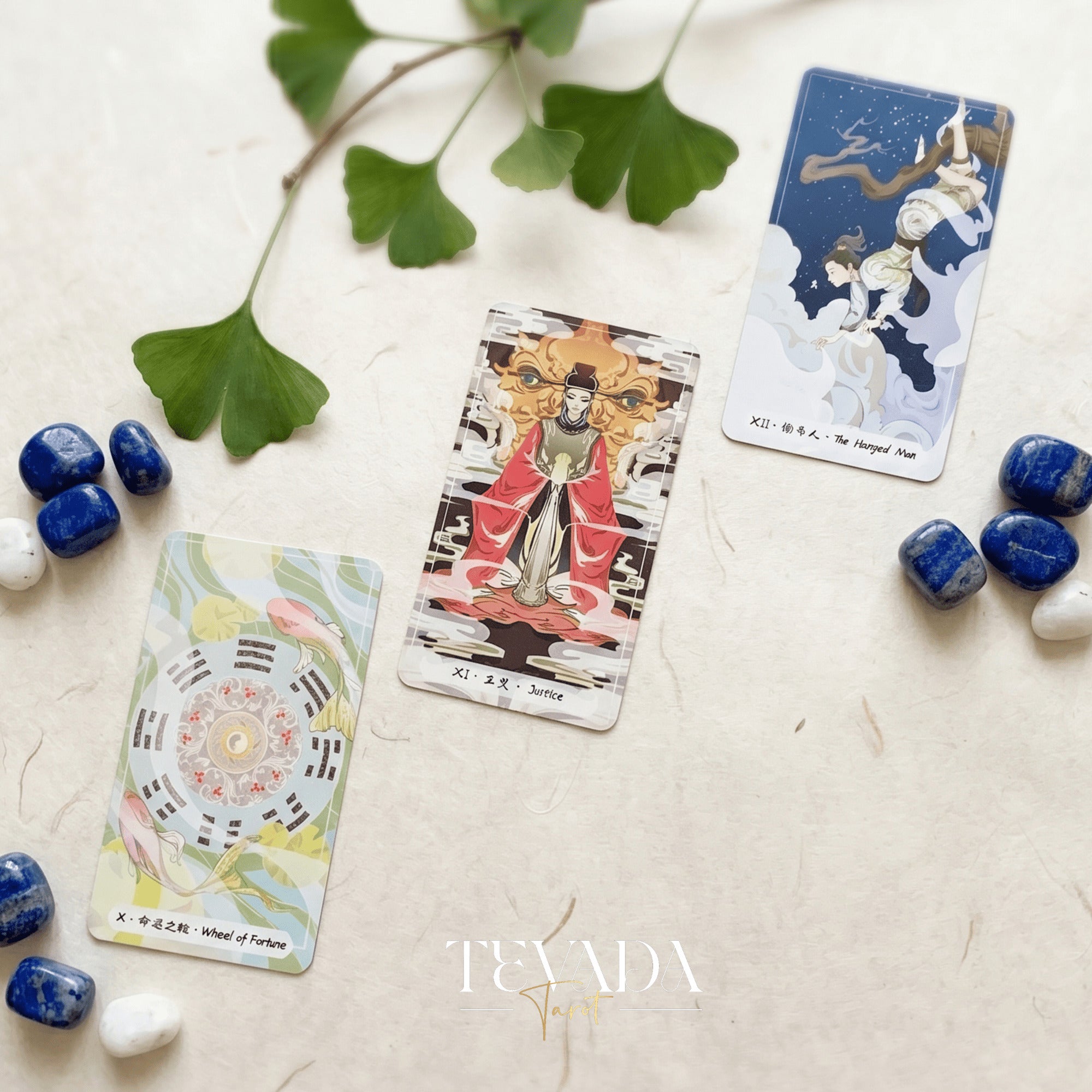 Song of Clouds Tarot ancient Chinese style indie tarot deck for spiritual clarity and self-discovery.