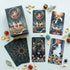 Stars Lighting Up the Night Tarot II mysterious gothic cartoon indie tarot deck for inner child healing and collectors.