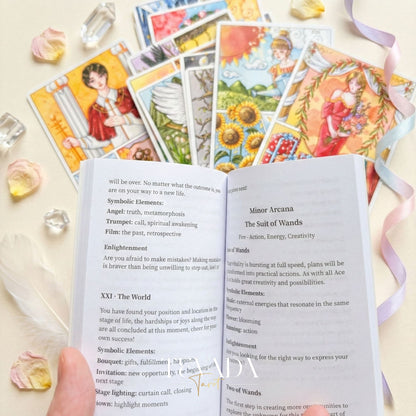 Storyboard Tarot Deck whimsical cinematic art Indie Tarot Cards for creative self-reflection and storytelling.