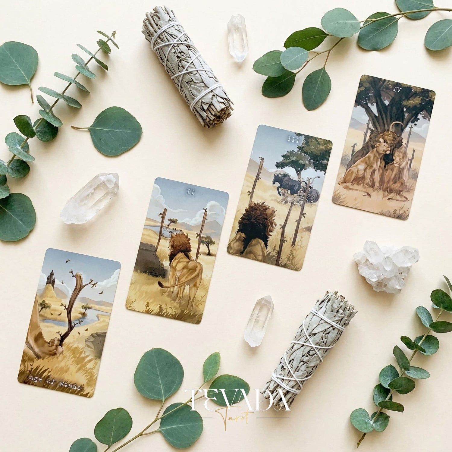 The Returning of Panthera Tarot 2026 Ver whimsical feline Indie Tarot Deck for daily ritual and deep self-reflection.