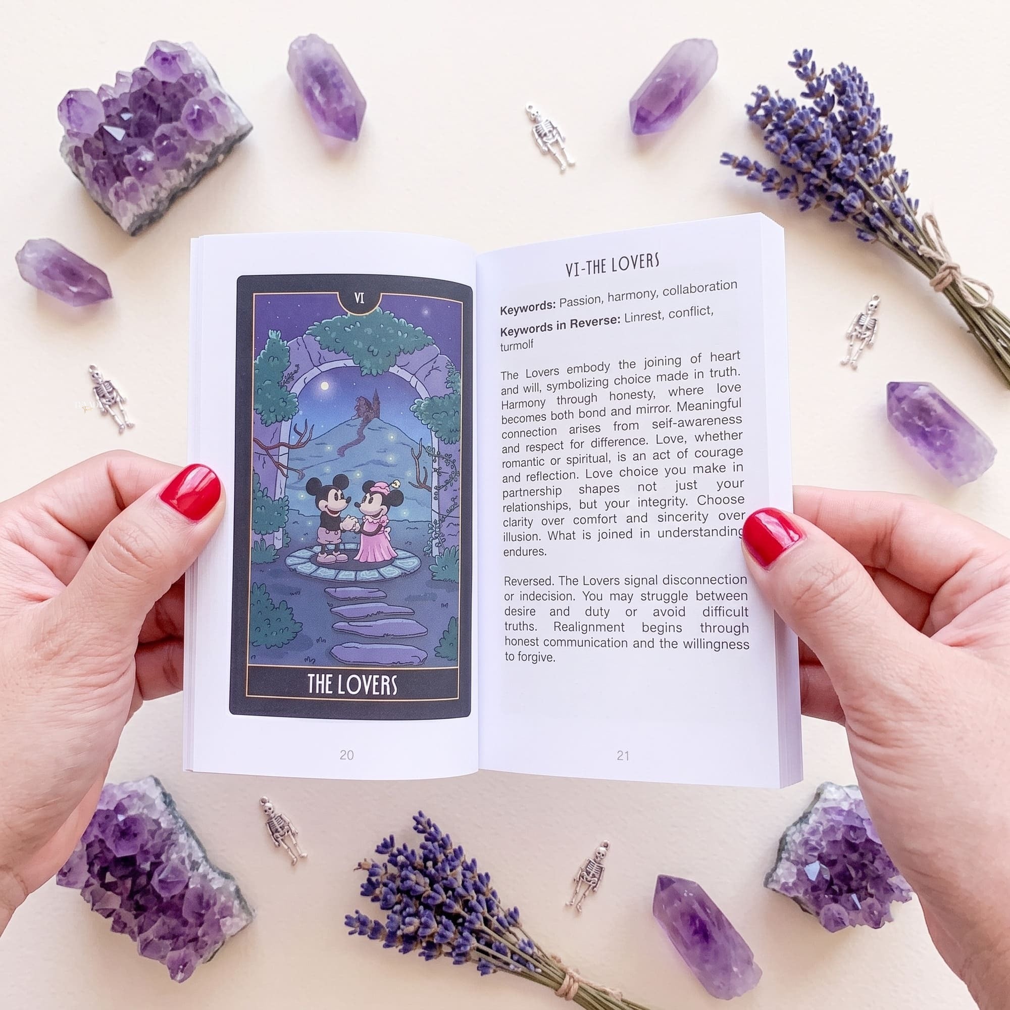 The Skeleton Dance Arcana Tarot whimsical gothic cartoon indie tarot deck for inner child healing and playful shadow work.