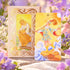 The Tenderness Tarot DELUXE Edition pastel pencil-style cards with floral motifs for reflective readings.
