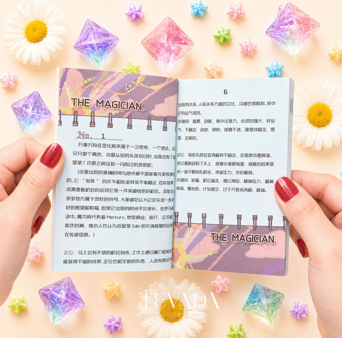 Trail of Mind Tarot anime pixel art tarot deck for nostalgic daily reflection