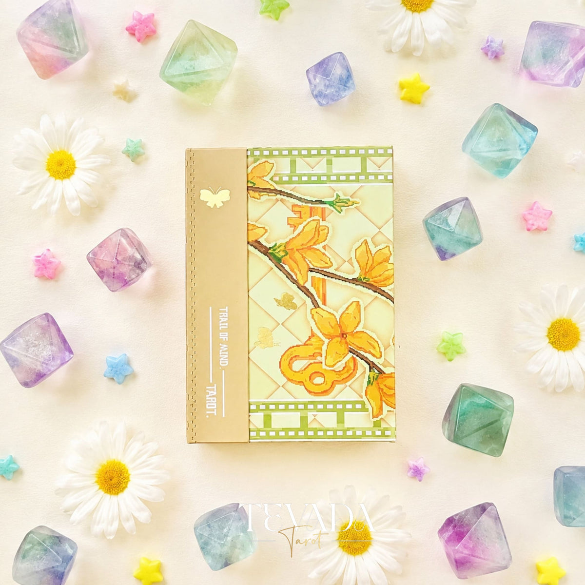 Trail of Mind Tarot anime pixel art tarot deck for nostalgic daily reflection