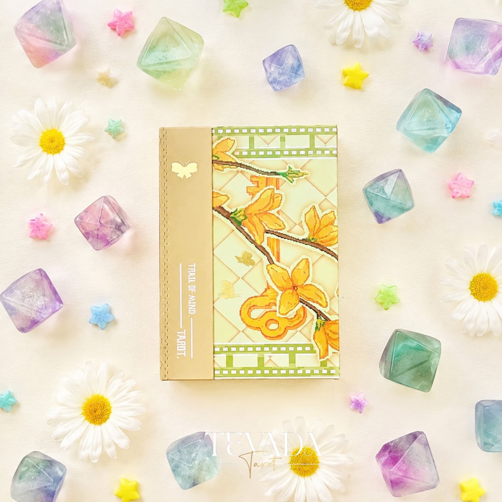 Trail of Mind Tarot anime pixel art tarot deck for nostalgic daily reflection