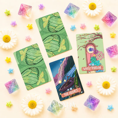 Trail of Mind Tarot anime pixel art tarot deck for nostalgic daily reflection