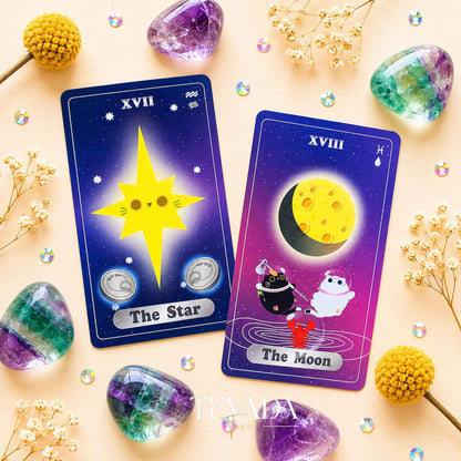 UniverCat Tarot celestial feline tarot deck for gentle daily reflection