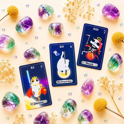 UniverCat Tarot celestial feline tarot deck for gentle daily reflection