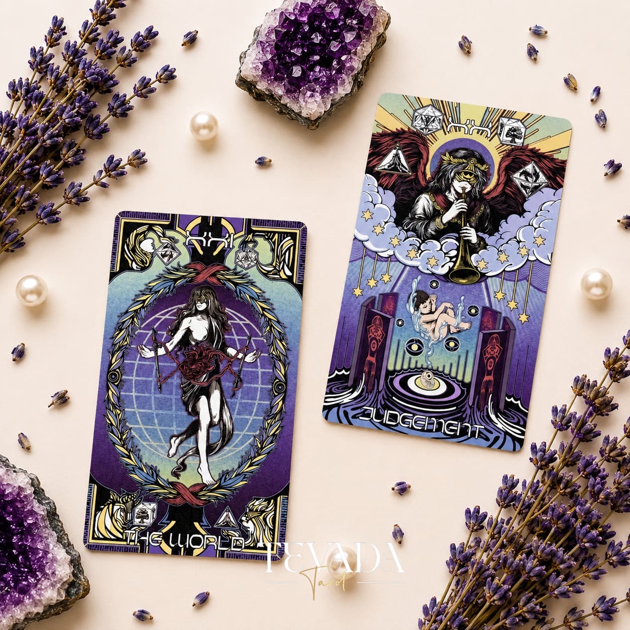 Whisper of Finale Tarot Deluxe dark Gothic Indie Tarot Deck for shadow work readings