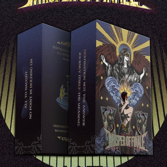 Whisper of Finale Tarot Deluxe dark Gothic Indie Tarot Deck for shadow work readings