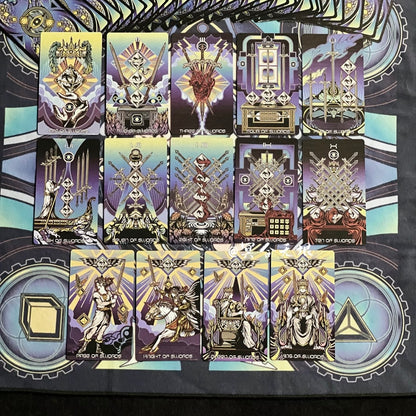 Whisper of Finale Tarot Deluxe dark Gothic Indie Tarot Deck for shadow work readings