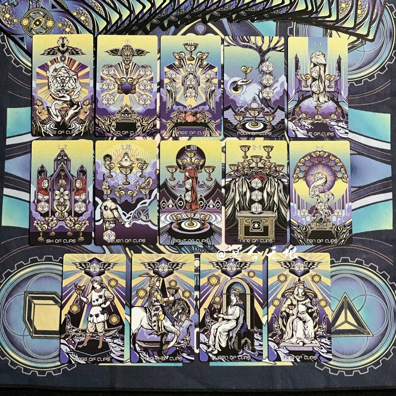 Whisper of Finale Tarot Deluxe dark Gothic Indie Tarot Deck for shadow work readings