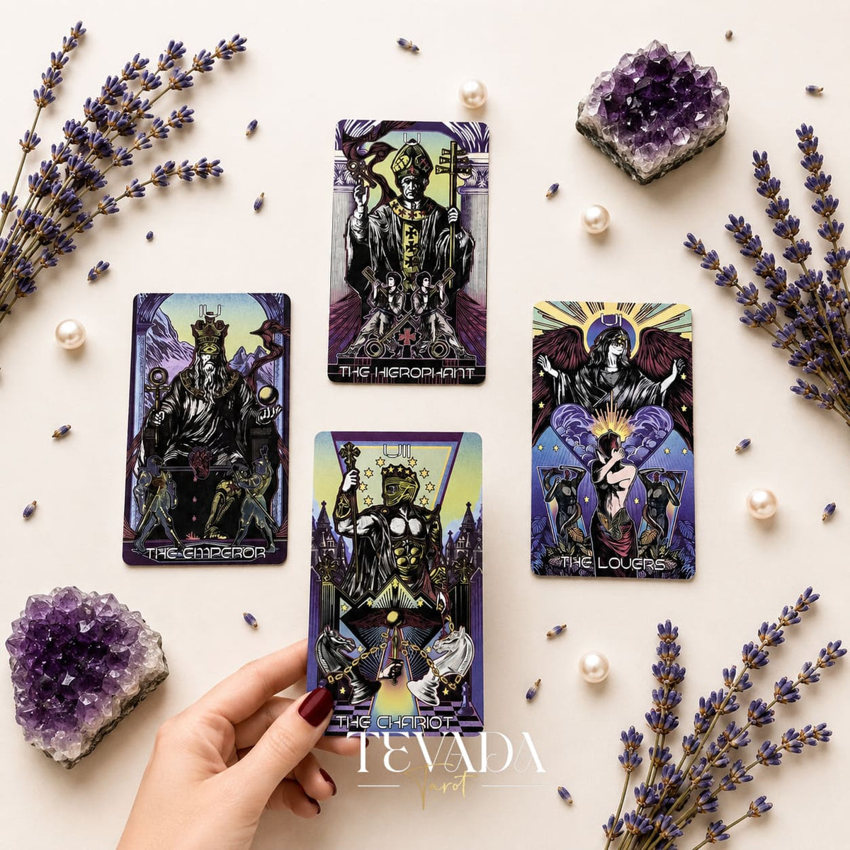 Whisper of Finale Tarot Deluxe dark Gothic Indie Tarot Deck for shadow work readings