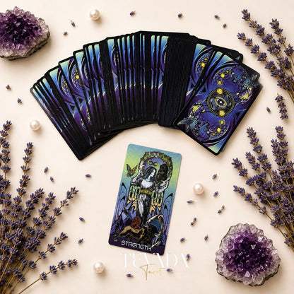 Whisper of Finale Tarot Deluxe dark Gothic Indie Tarot Deck for shadow work readings