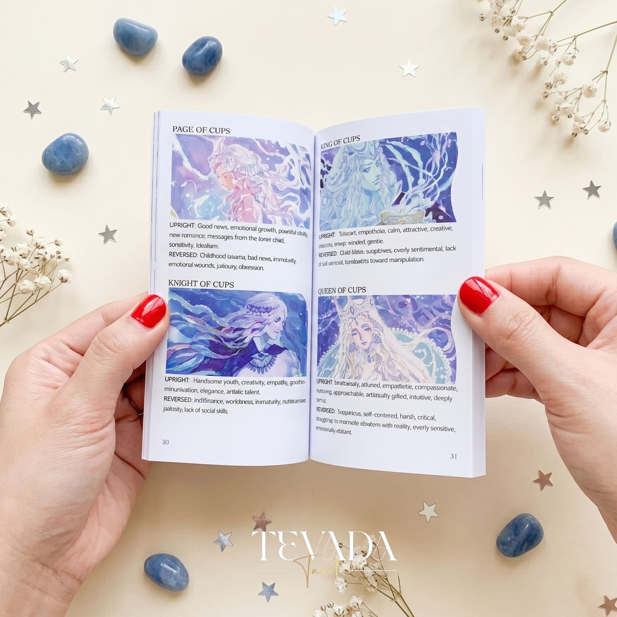 Whisper of Stars and Garden Tarot Starry Sky Edition gold foil edges celestial botanical indie tarot deck