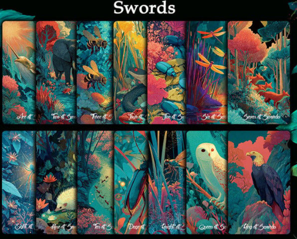 Whispering Grove - Realm of Living Beings Tarot LIMITED Edt woodland cards for reflective readings