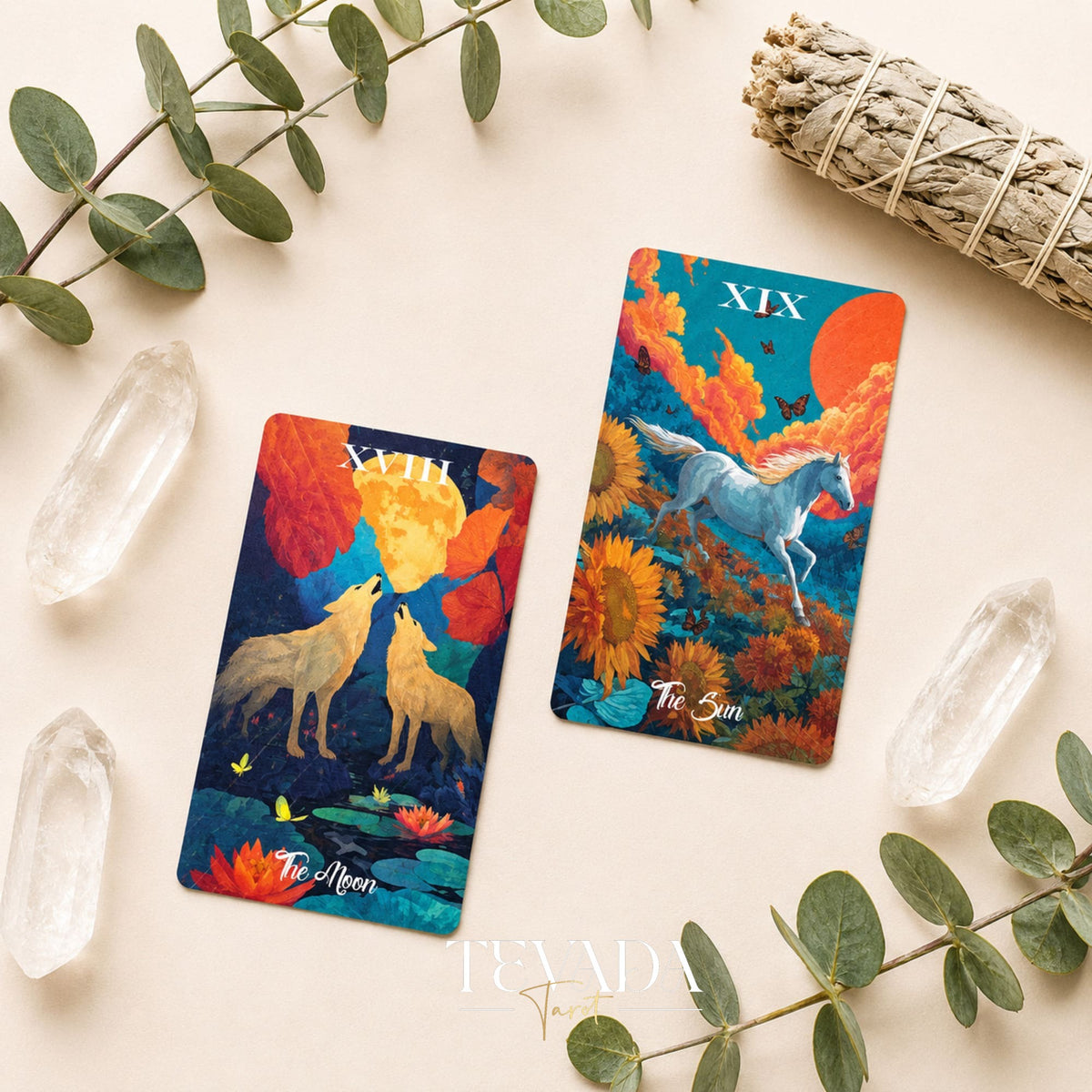 Whispering Grove - Realm of Living Beings Tarot LIMITED Edt woodland cards for reflective readings