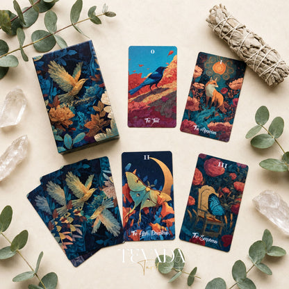 Whispering Grove - Realm of Living Beings Tarot LIMITED Edt woodland cards for reflective readings