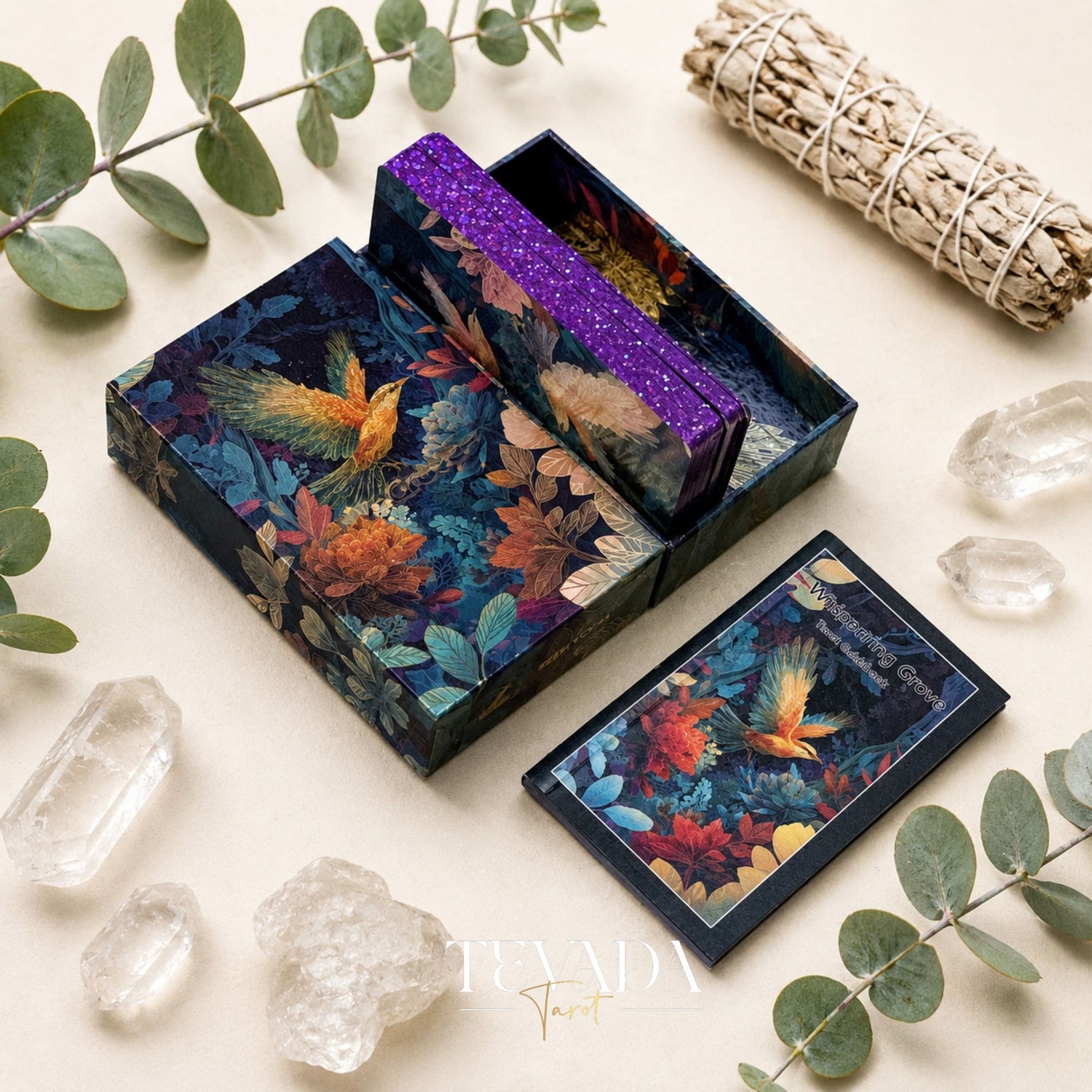 Whispering Grove - Realm of Living Beings Tarot LIMITED Edt woodland cards for reflective readings